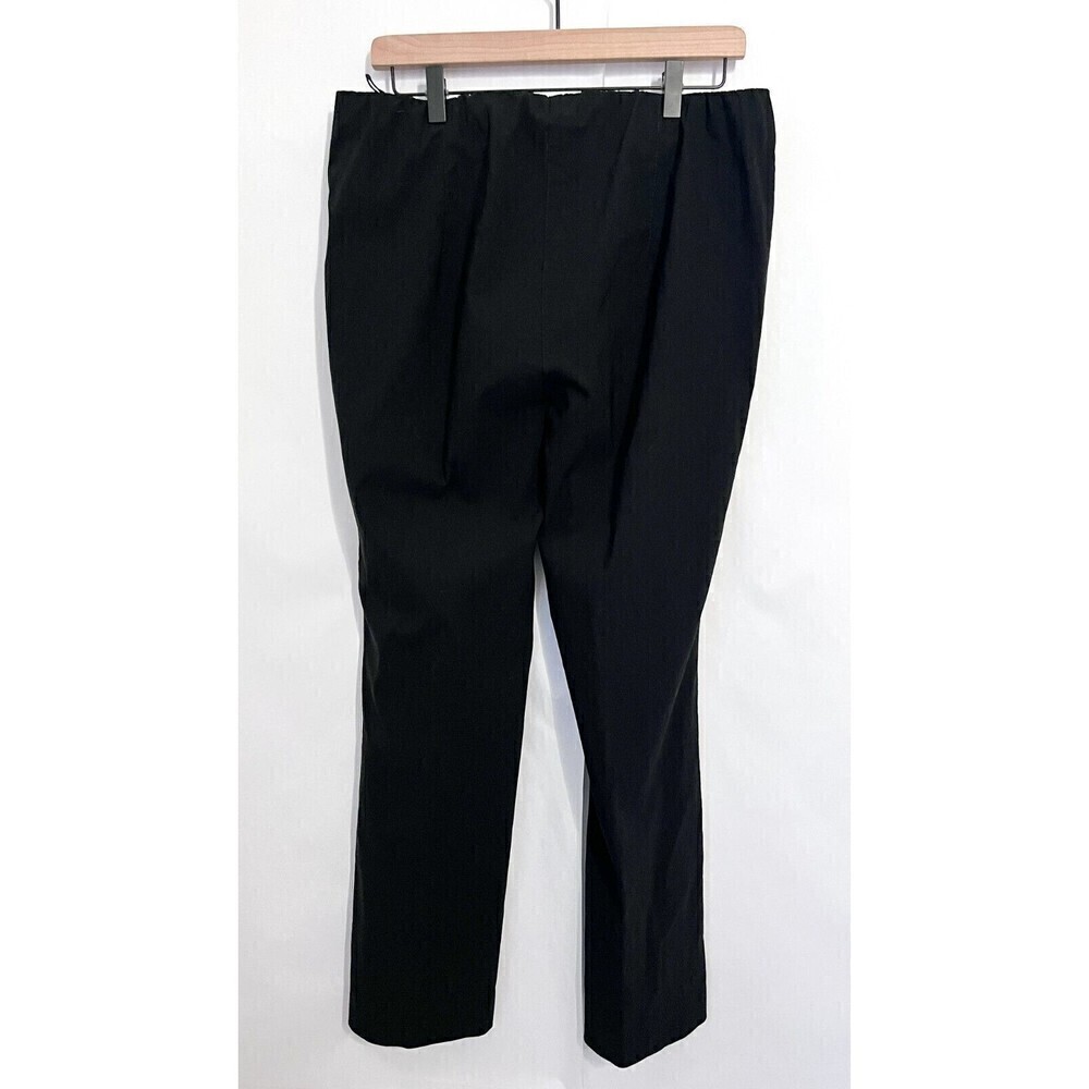 Ulla Popken Women's Pull On Pants Size 18P Black Straight Leg
